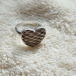 COPY - Sterling silver heart ring